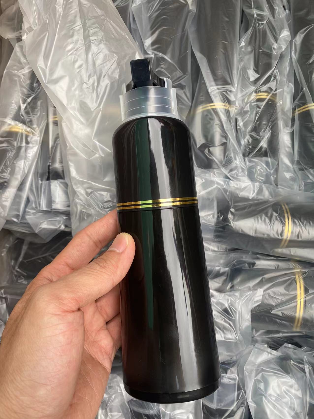 200ml 2 in 1 hair dye bottles with pump for shampoo(图1)