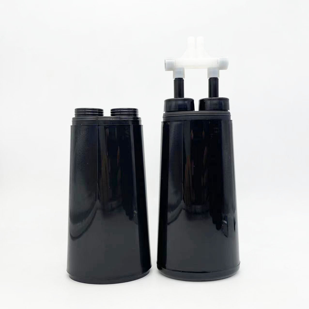 200ml 2 in 1 hair dye bottles with pump for shampoo(图1)