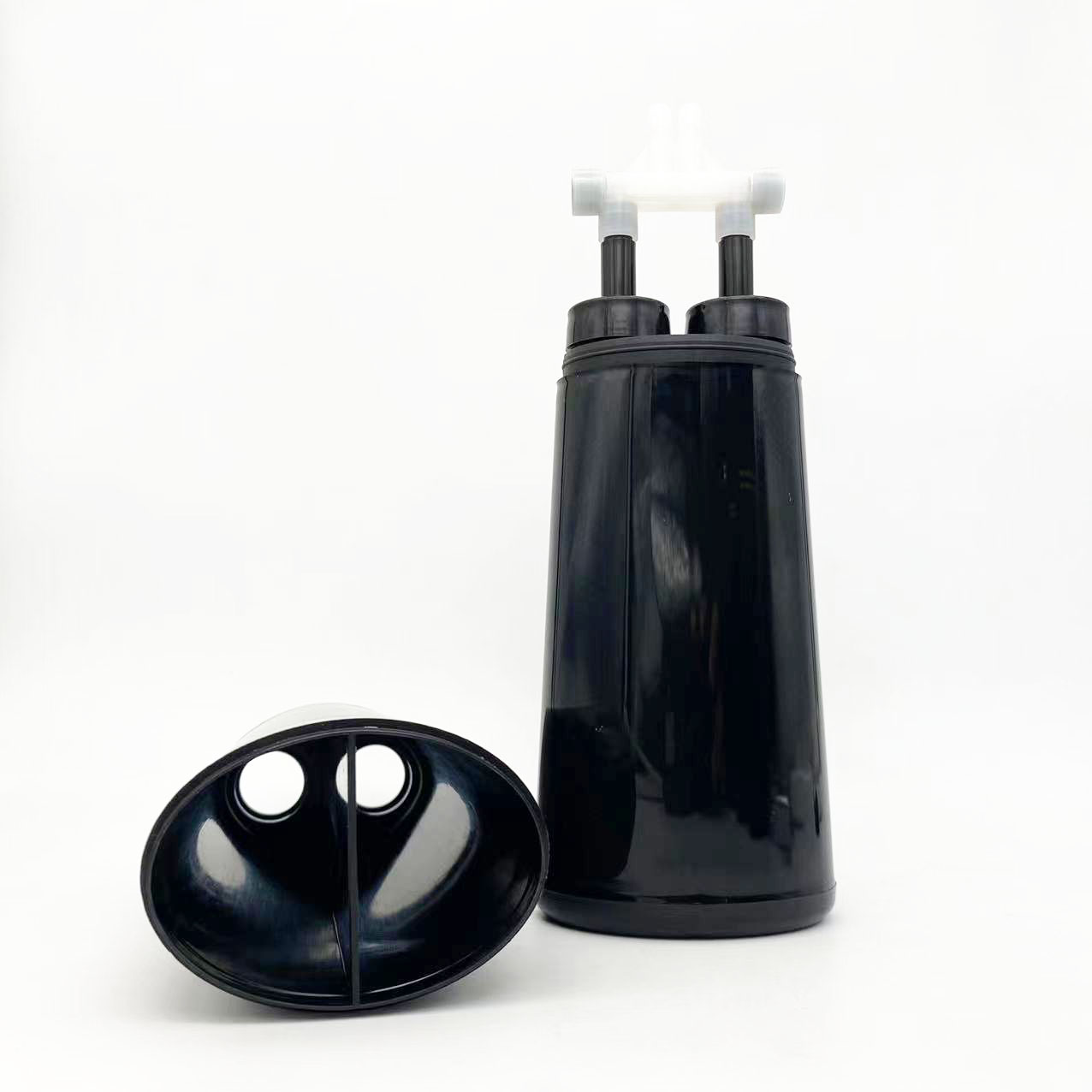 200ml 2 in 1 hair dye bottles with pump for shampoo(图2)