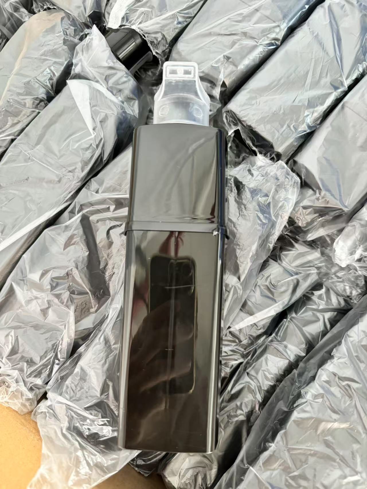 Square Shape 2 in 1 doube chamber hair coloring shampoo bottle(图1)